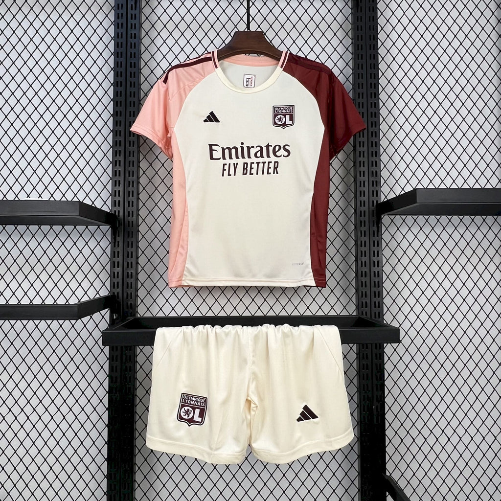 Olympique Lyonnais 2024-25 Third Kids Kit S-XXL