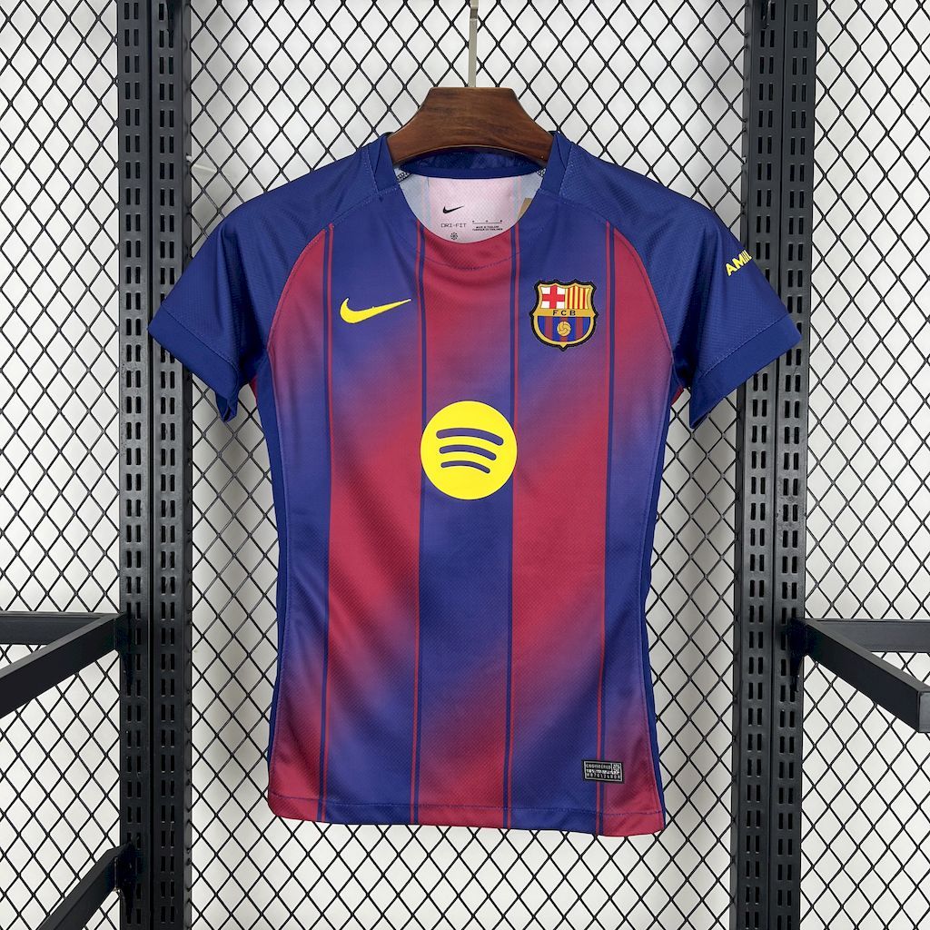 Barcelona 2025-26 Home Womens Football Jersey S-XXL