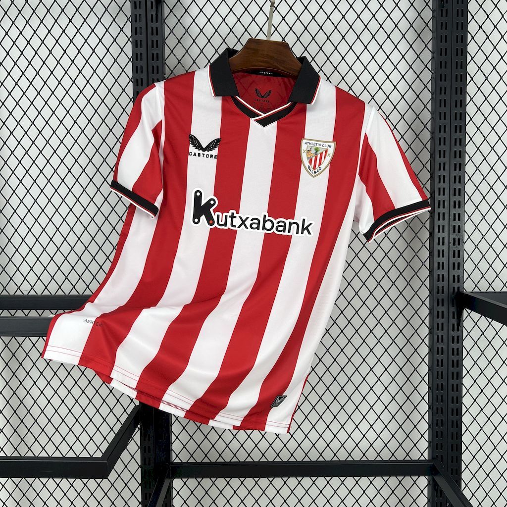 Athletic Bilbao 2025-26 Home Football Jersey S-XXL