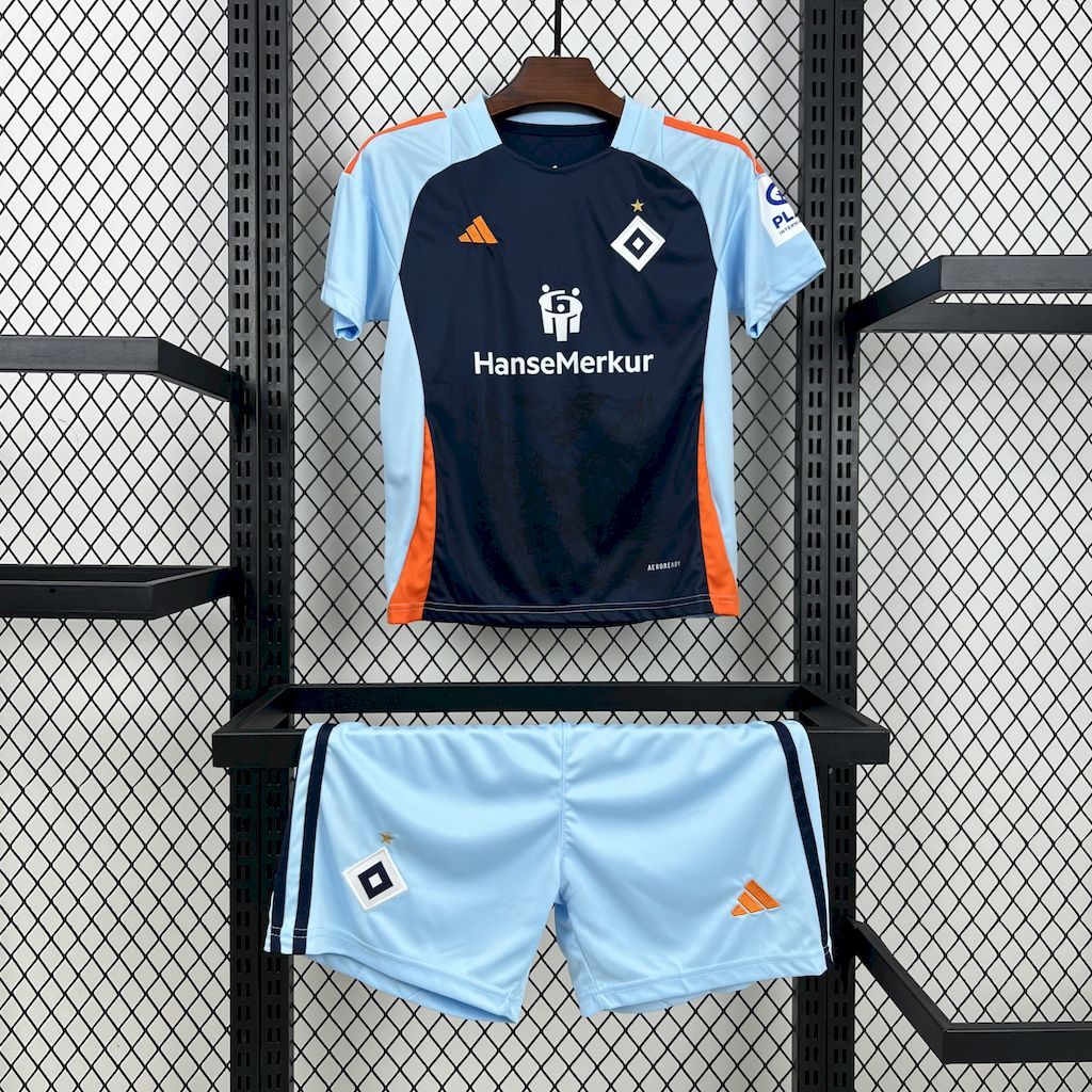 Hamburger SV 2024-25 Pre-Match Special Shirt Kids Kit S-XXL