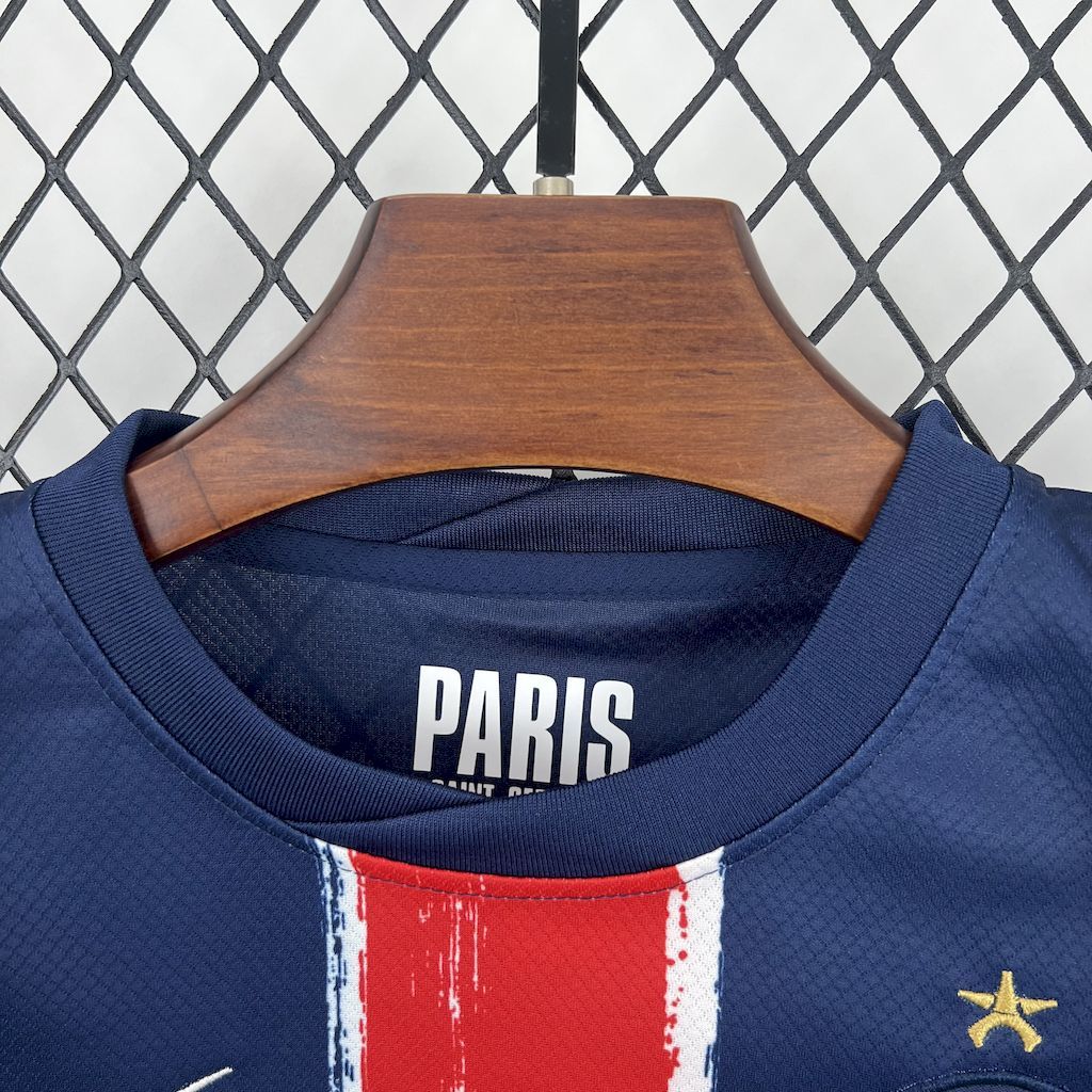 PSG 24-25 Home Kids Kit with stars S-XXL