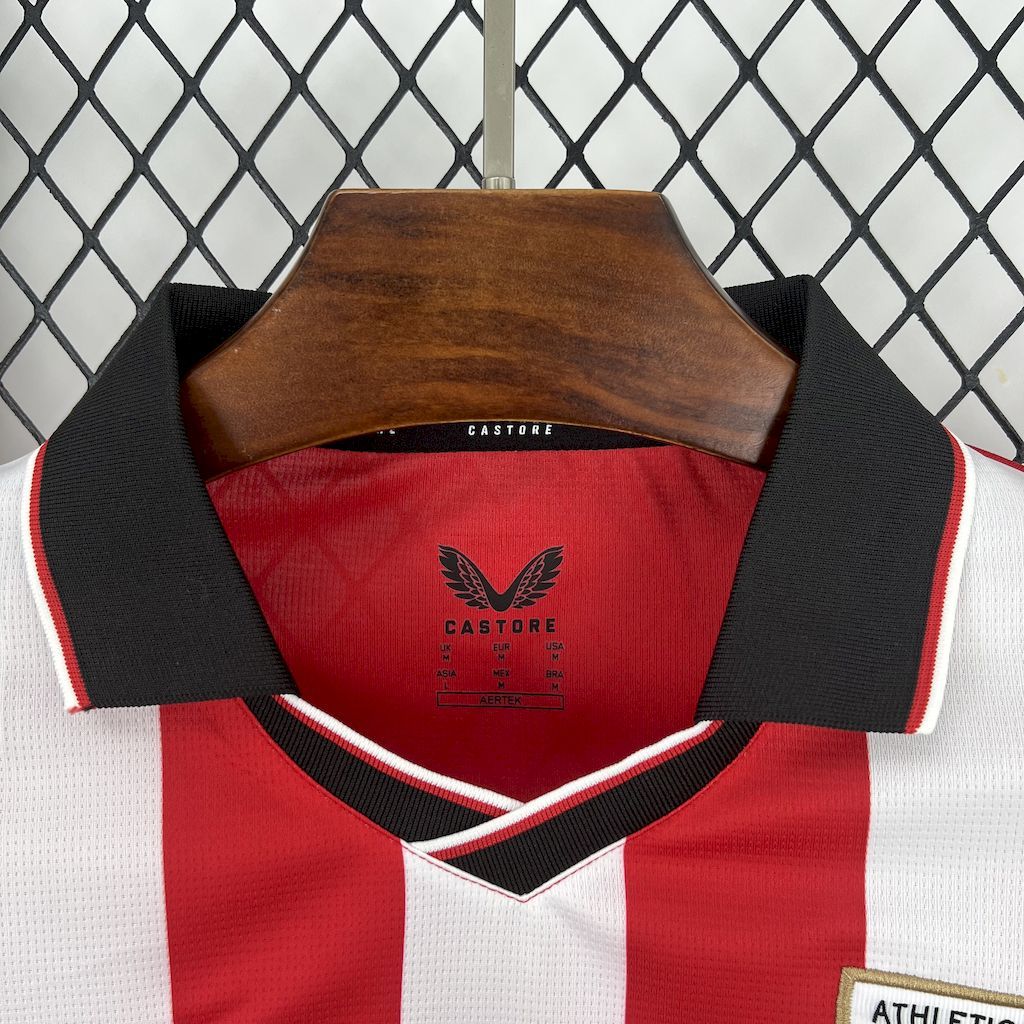 Athletic Bilbao 2025-26 Home Football Jersey S-XXL
