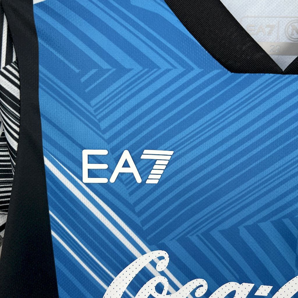 Napoli 2024-25 Coca-Cola Joint edition Kids Kit S-XXL