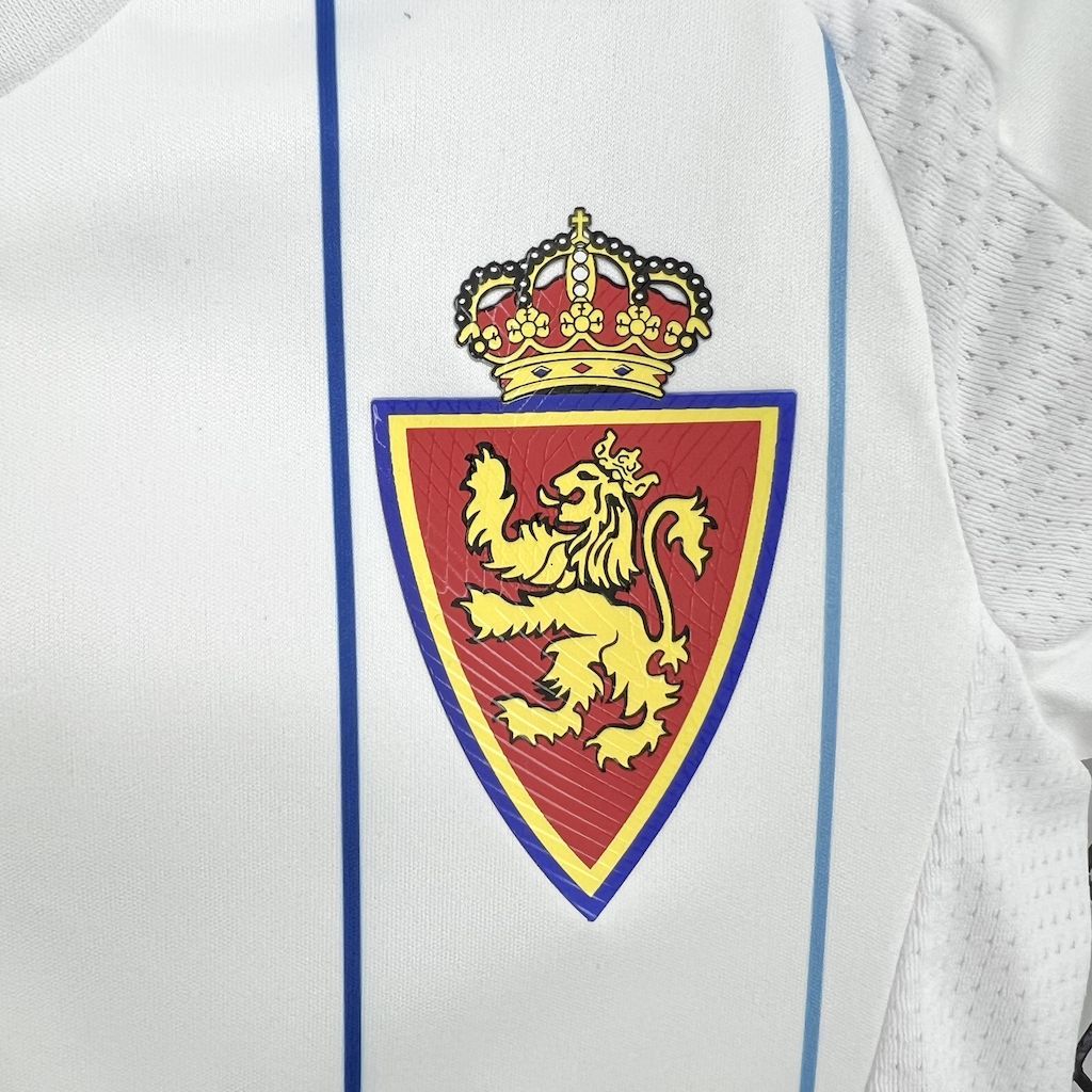 Real Zaragoza 24-25 Home Kids Kit S-XXL