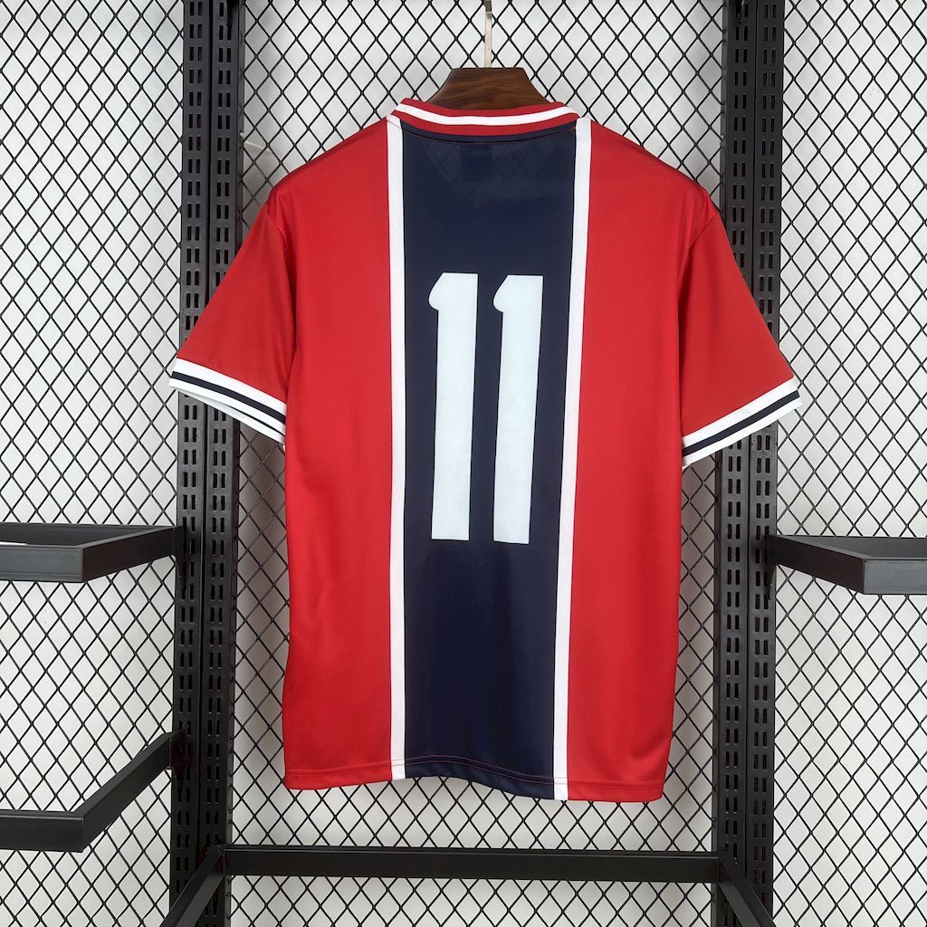 PSG 1975 Away （11Number）Retro Jersey S-XXL