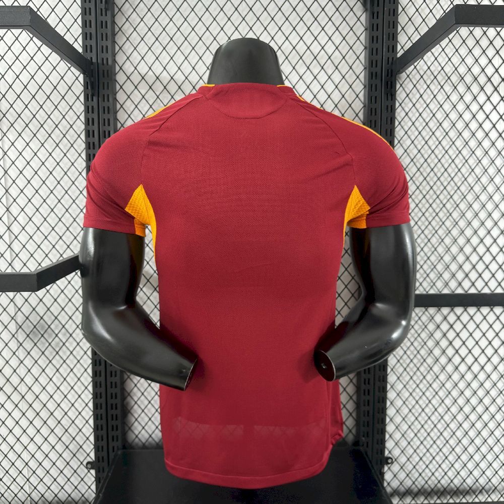 Top 11 AS Roma 2025-26 Home Player Version S-XXL