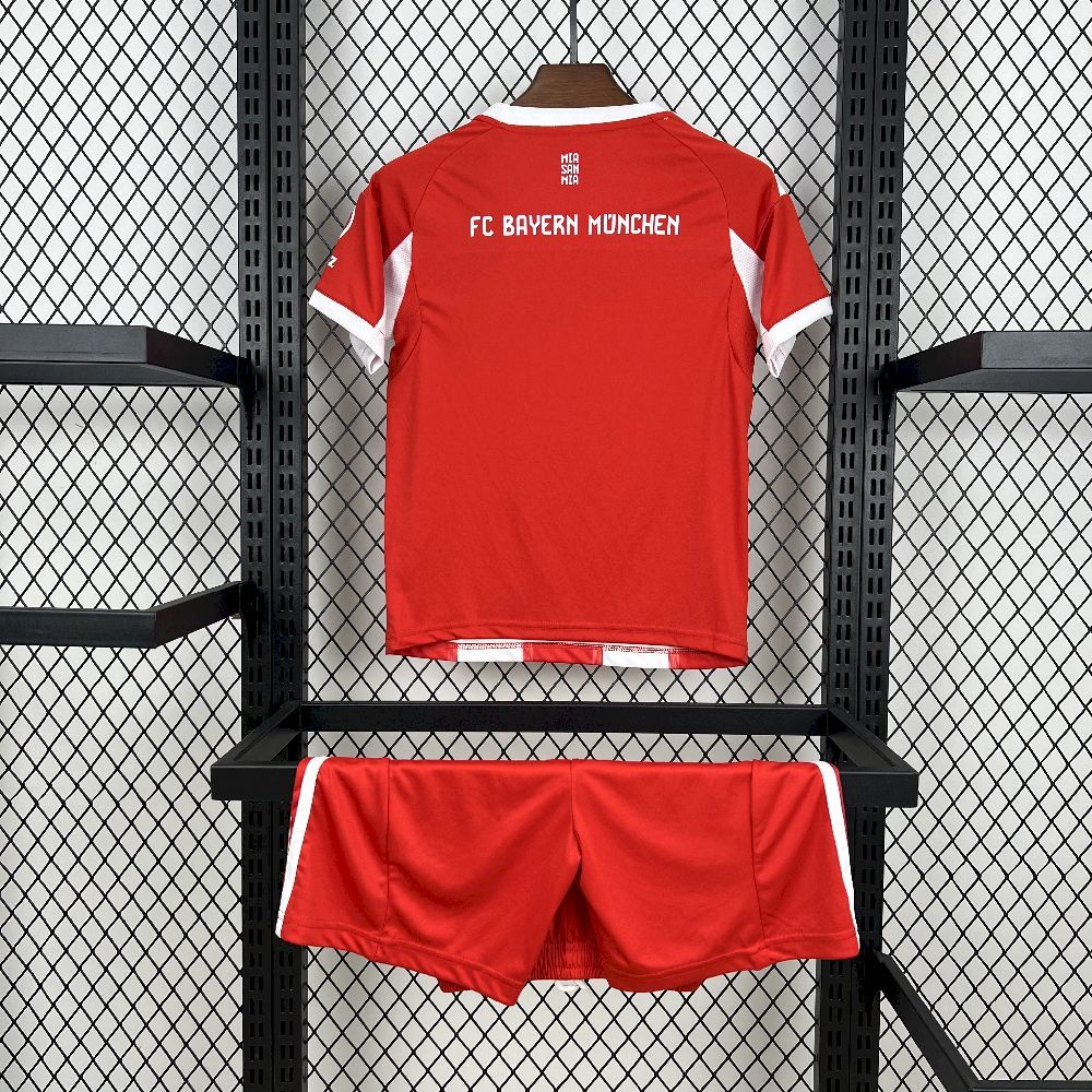 Bayern Munich 2025-26 Home Kids Kit S-XXL