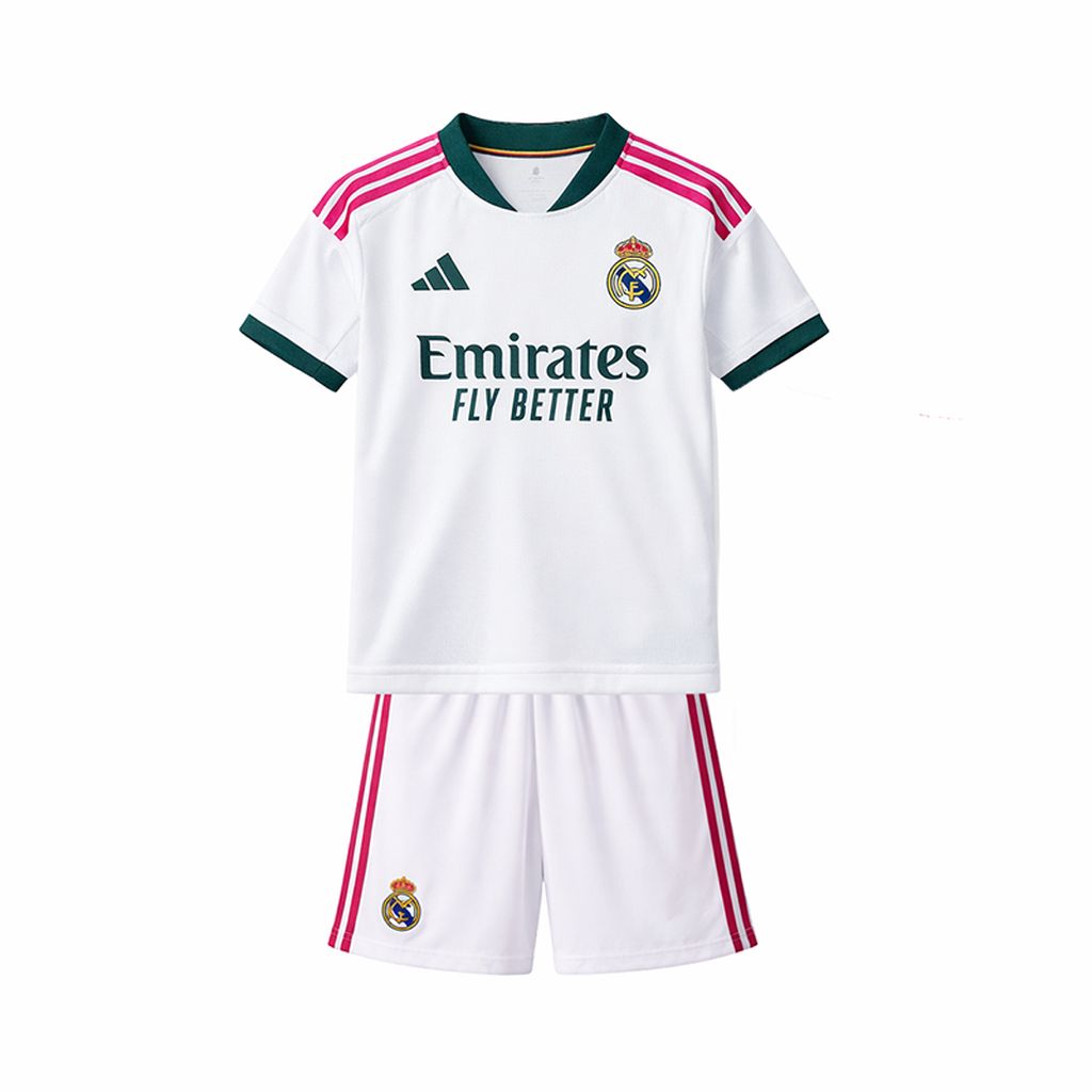 Real Madrid 2026-27 Home Kids Kit Size16-28 S-XXL