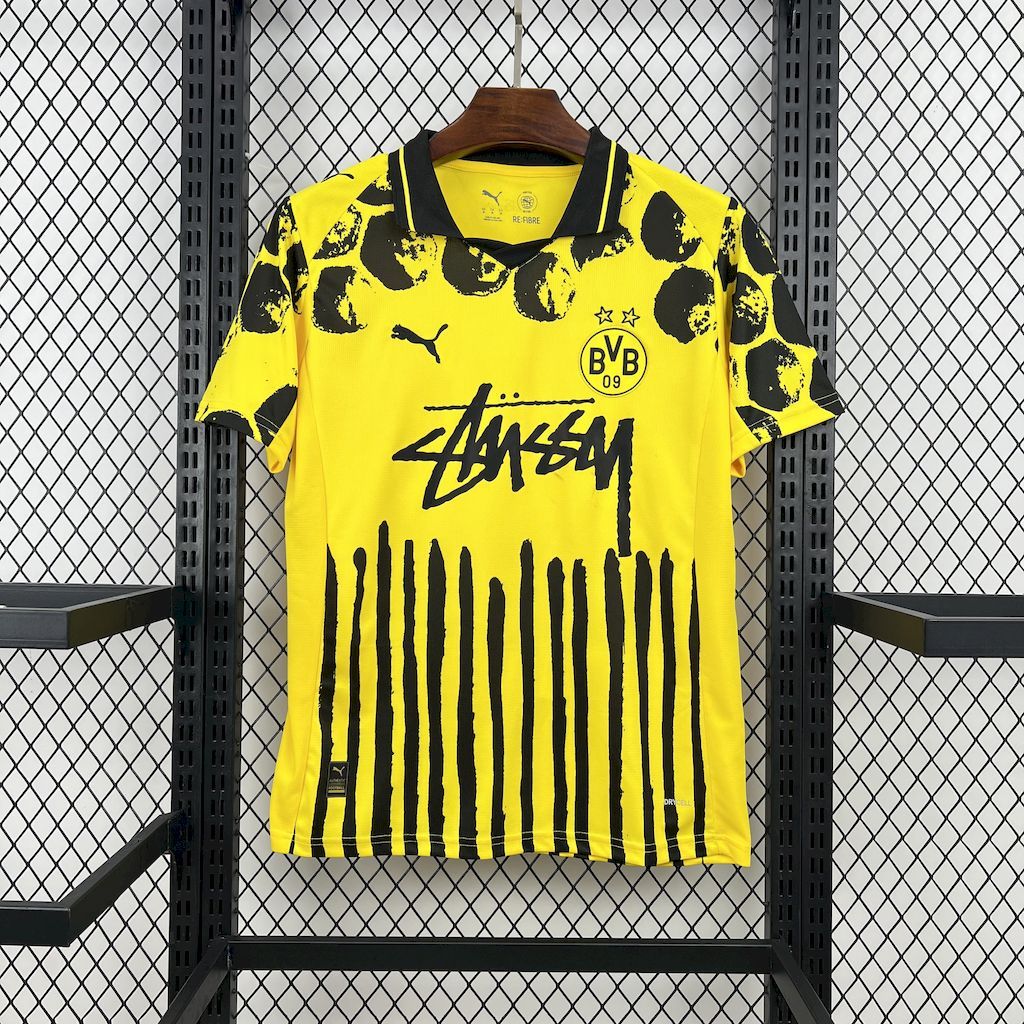 Borussia Dortmund 2025-26 Yellow Special Customized Jersey S-XXL