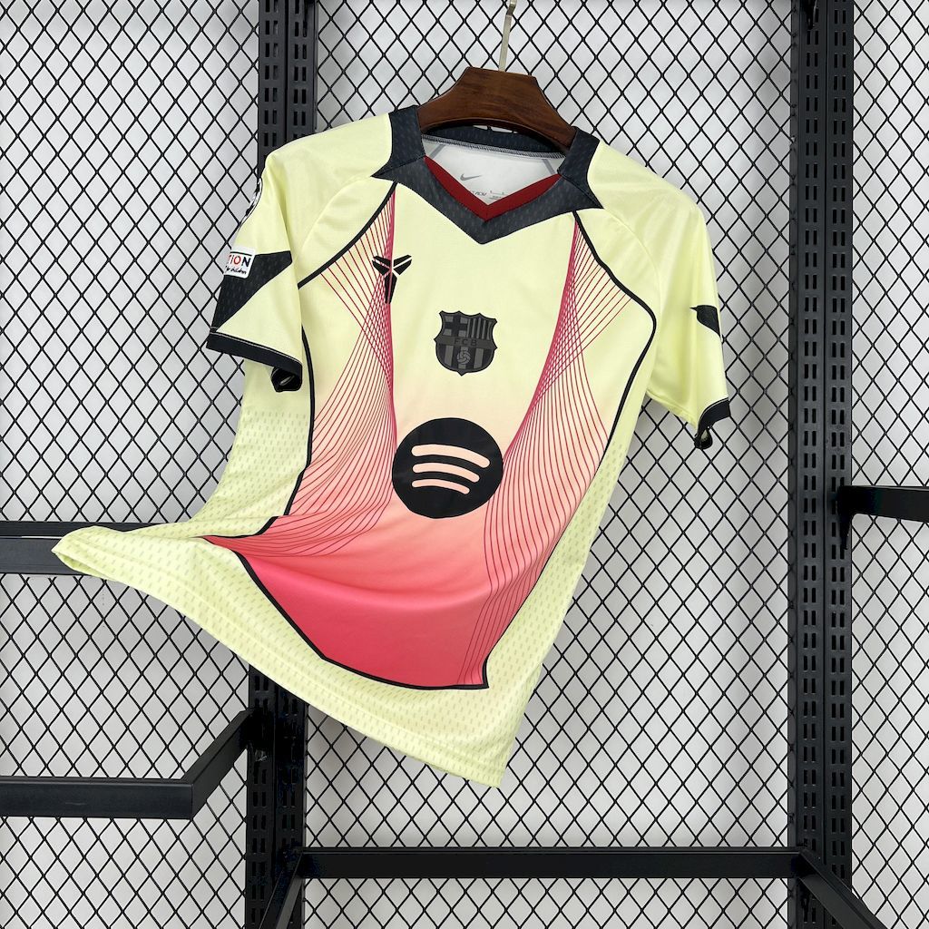 Barcelona 2025-26 yellow pink special edition Football jersey S-XXL