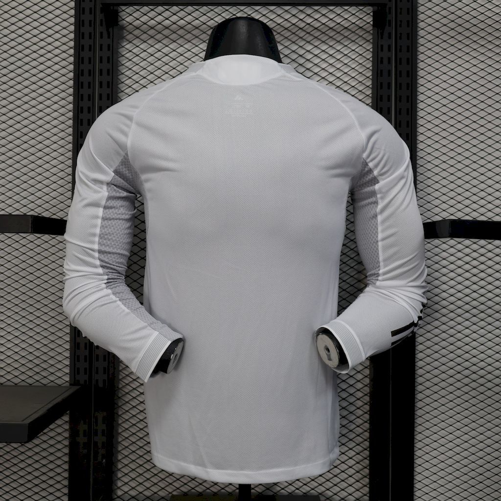 Real Madrid 2025-26 Home Long Sleeves Jersey Player Version S-XXL
