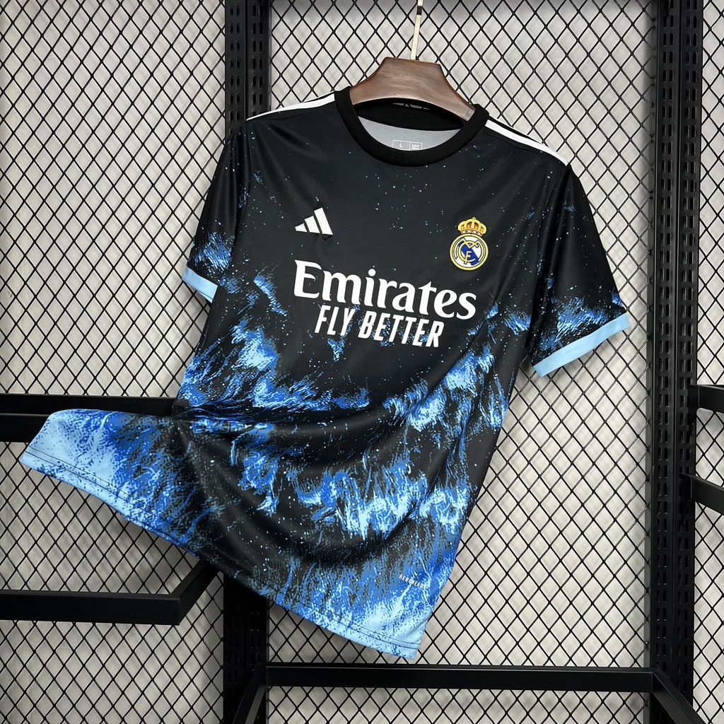 Real Madrid 2024-25 Ocean Blue Jersey S-XXL S-XXL