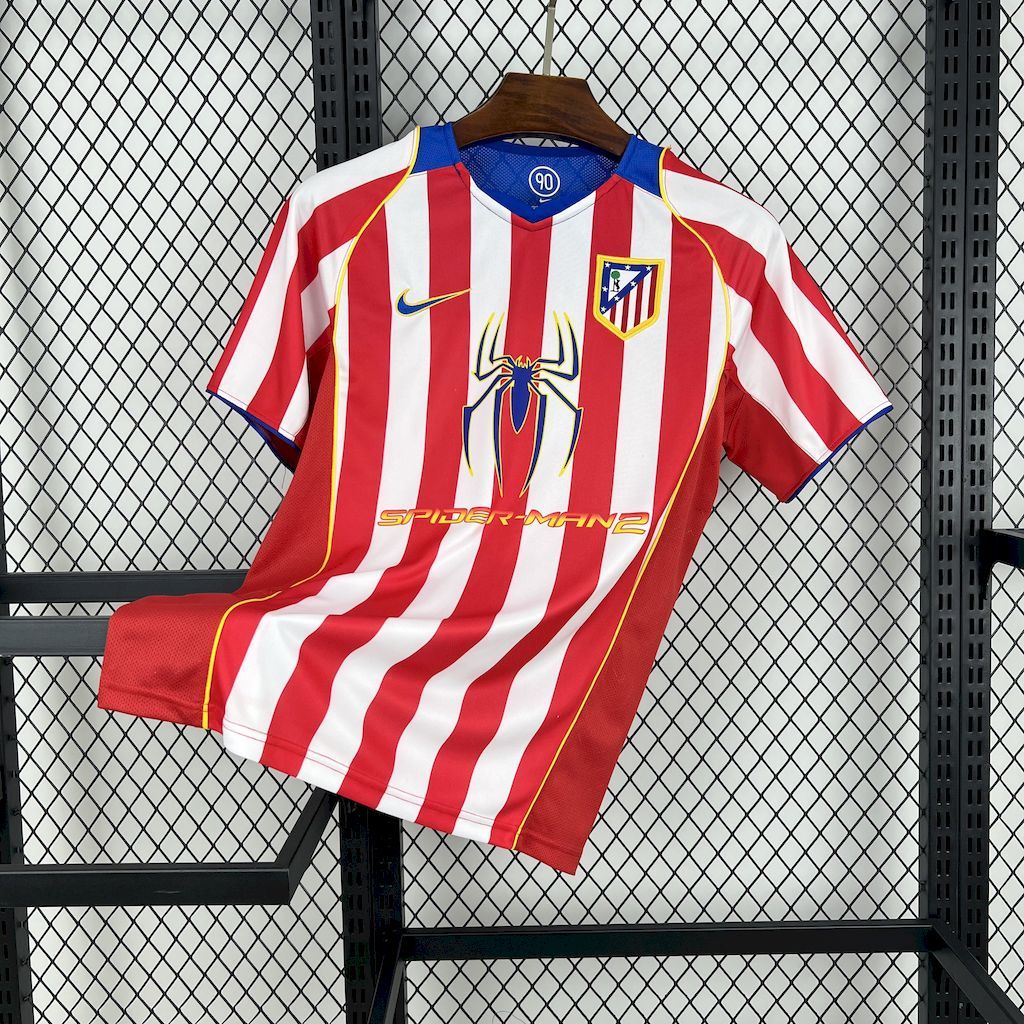 Atletico Madrid 2004-05 Home Retro Jersey S-XXL