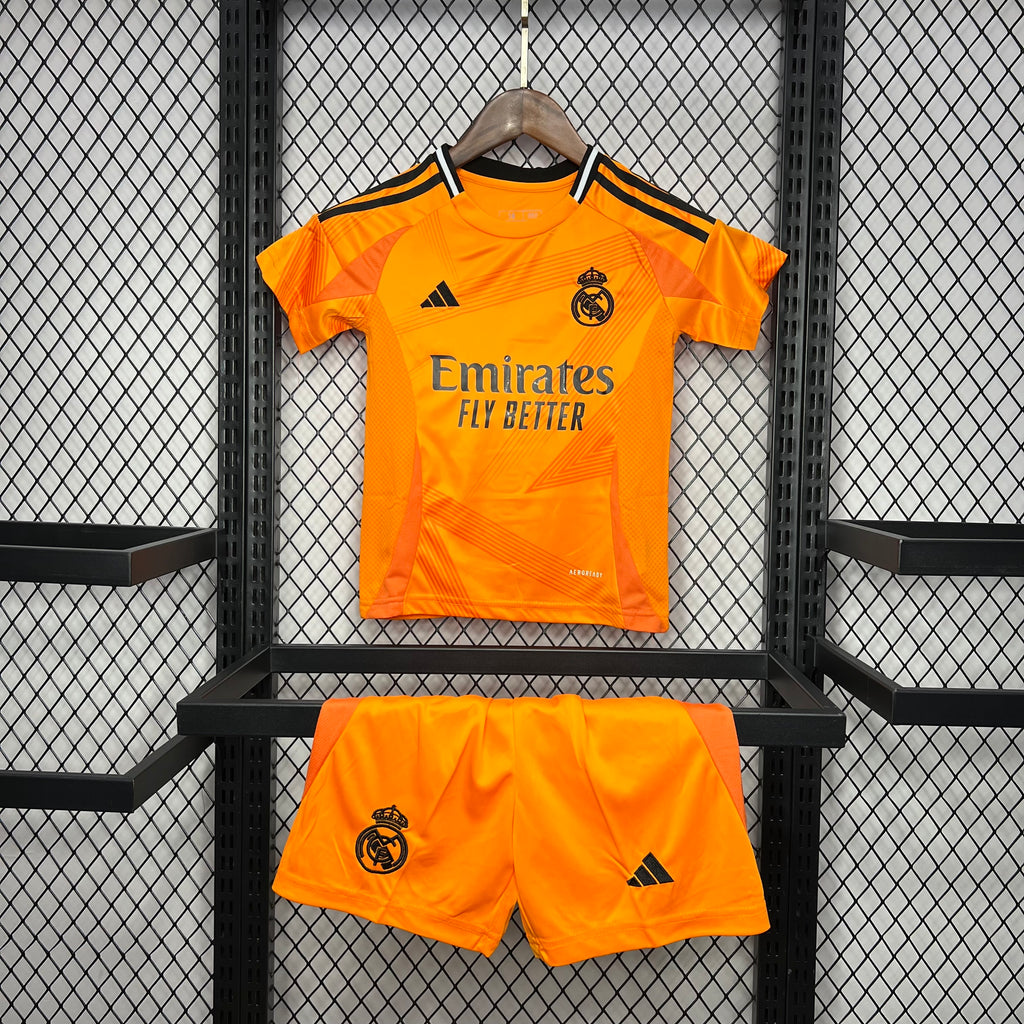 Real Madrid 2024-25 Away Kids Kit S-XXL