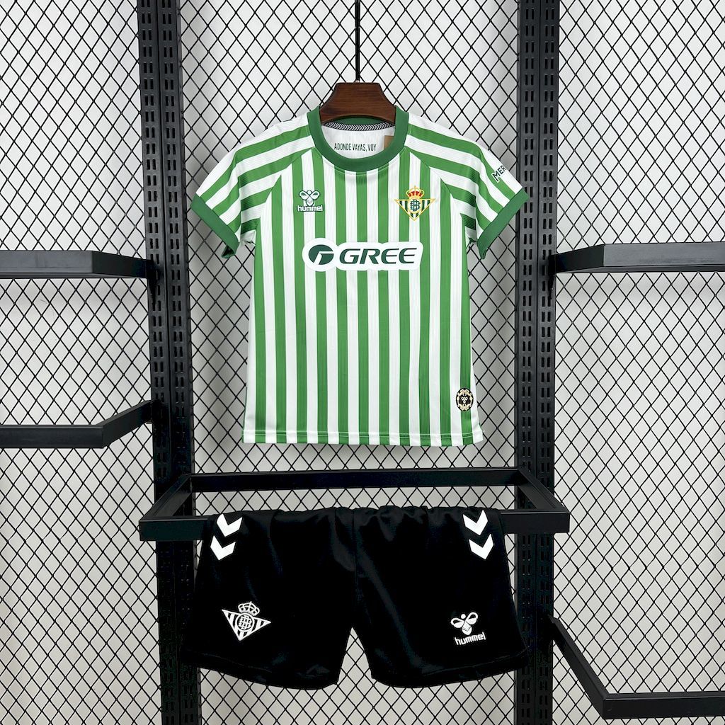 Real Betis 2025-26 League Final Special Edition Kids Kit S-XXL