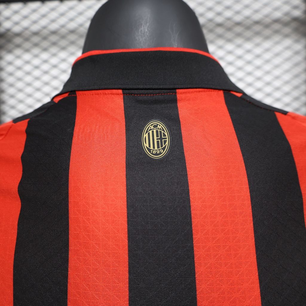 AC Milan 2024-25 125th Anniversary Edition Retro Jersey Player Version S-XXL
