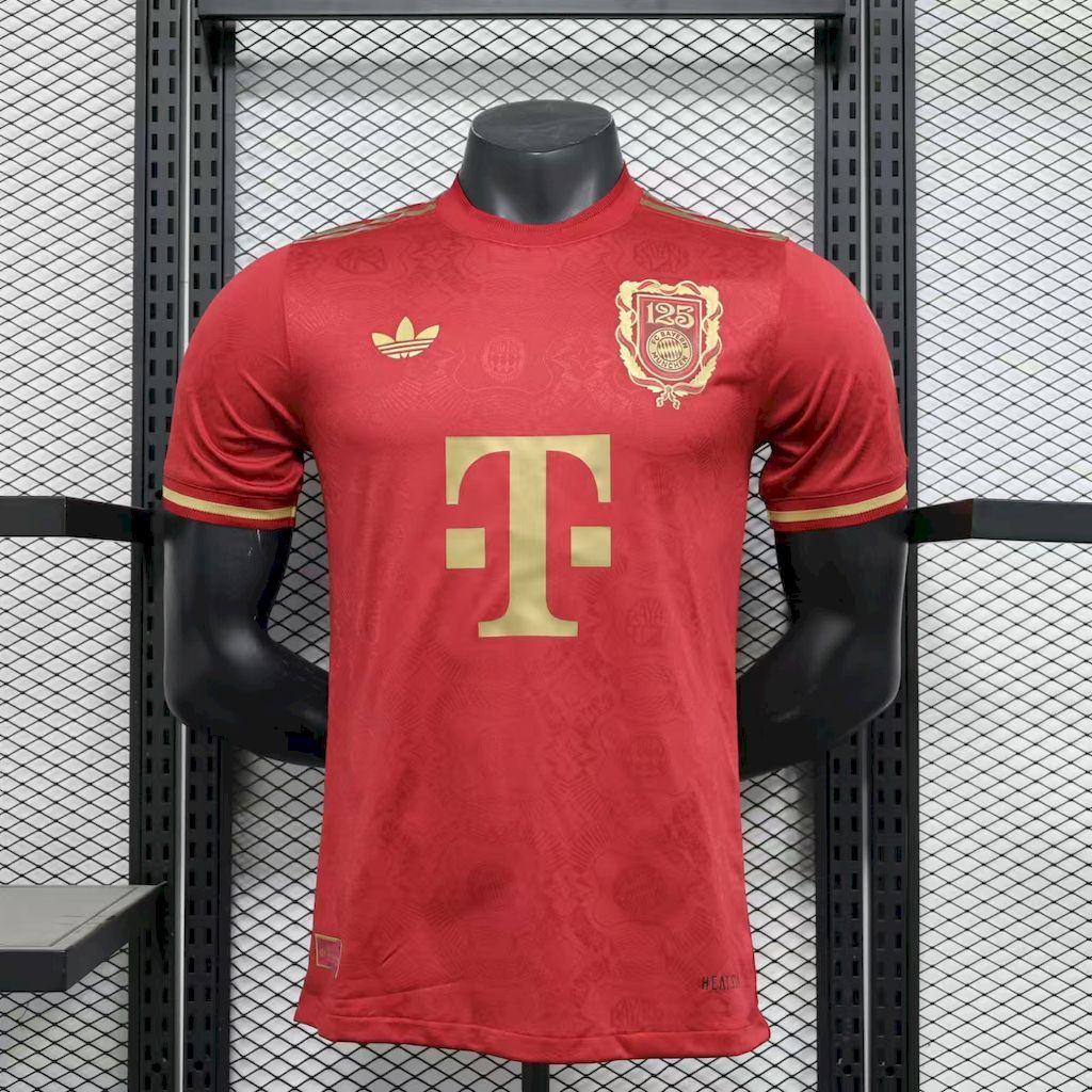Bayern Munich 2025-26 125 Years Jersey Player Version S-XXL