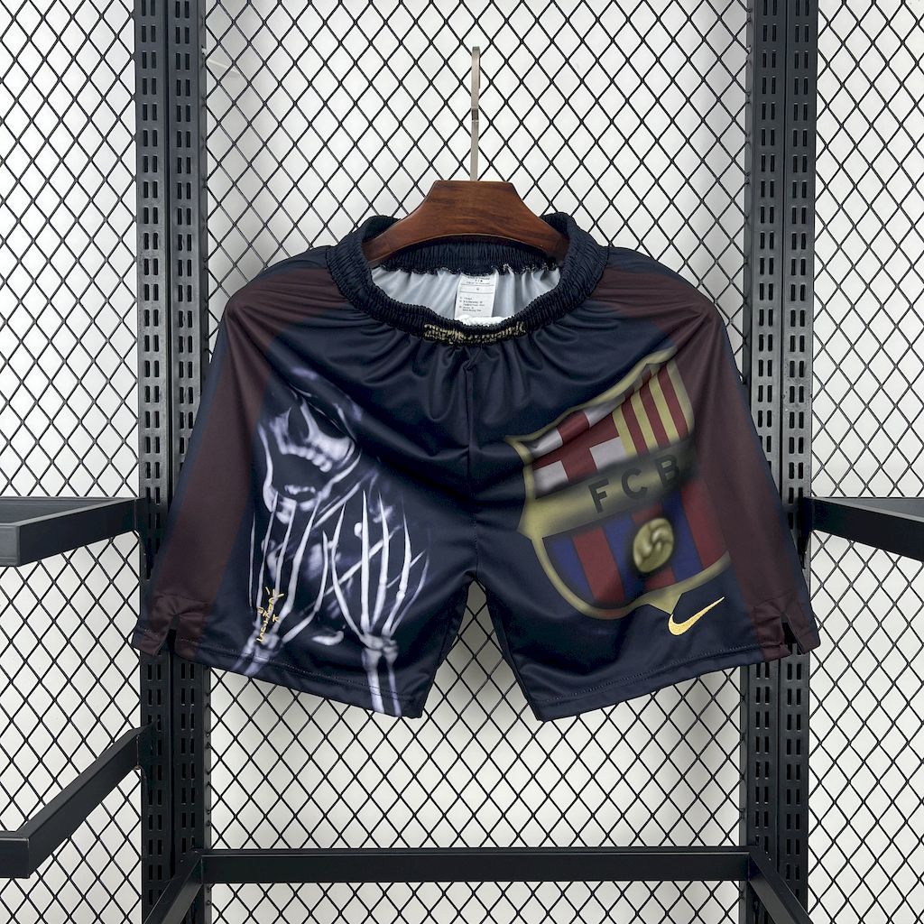 Barcelona 2000-01 Home Retro Skeleton Shorts S-XXL