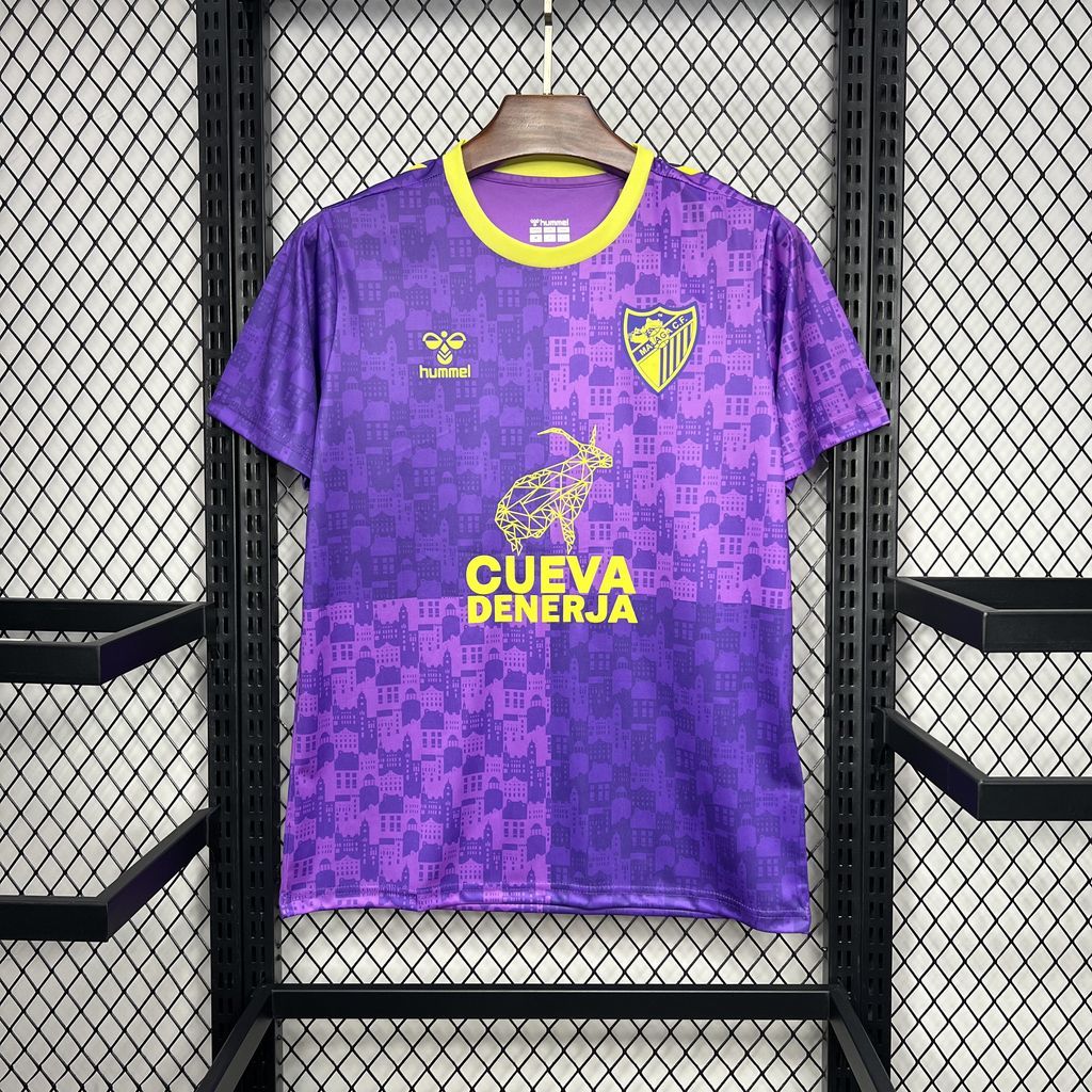 Malaga 2024-25 Purple pre-match training Jersey S-XXL S-XXL