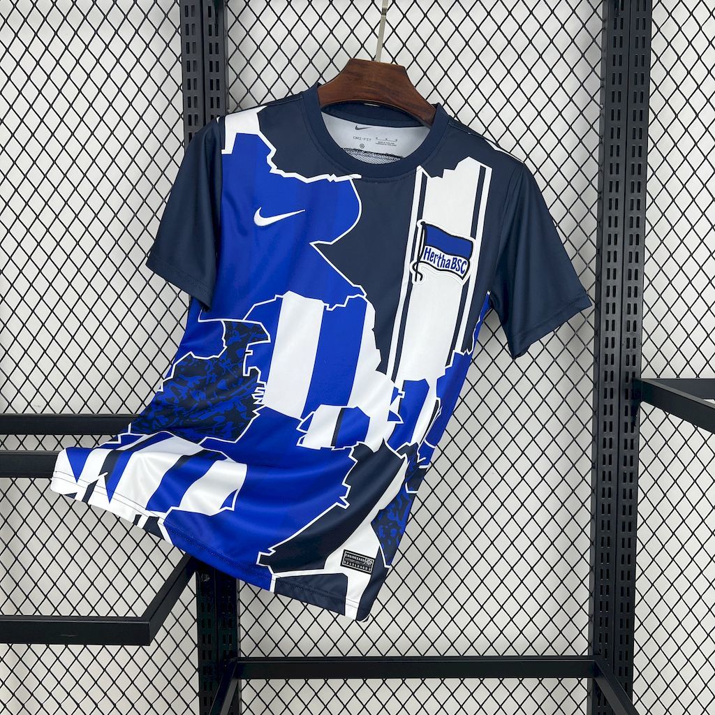 Hertha BSC 2024-25 seta Calentamiento Football jersey S-XXL