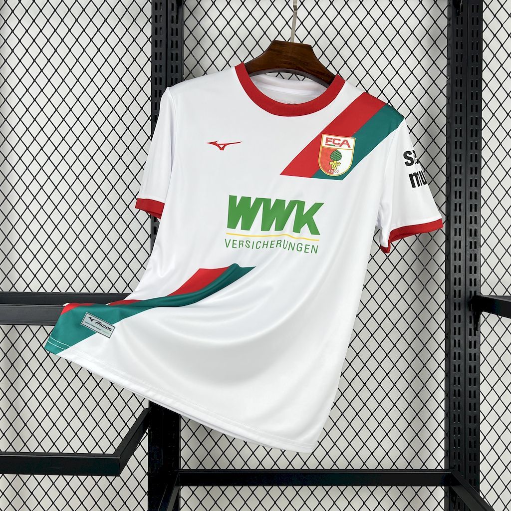 FC Augsburg 2025-26 Home Football Jersey S-XXL