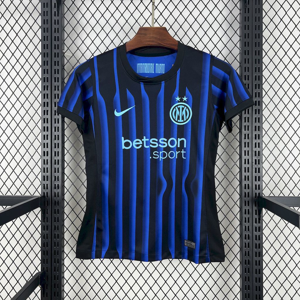 Inter Milan 2025-26 Home Womens Football Jersey S-XXL