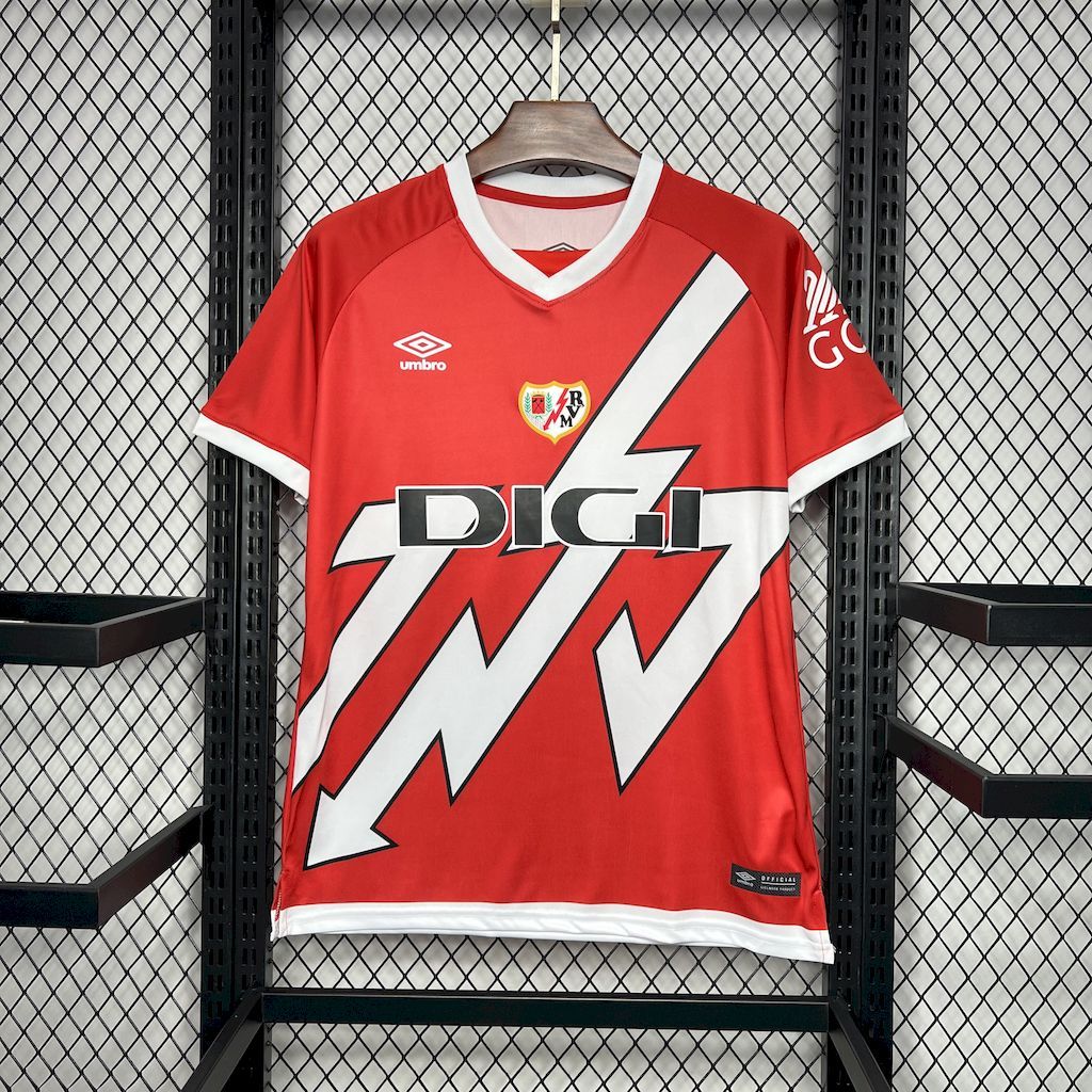 Rayo Vallecano 2024-25 Home Jersey S-XXL S-XXL