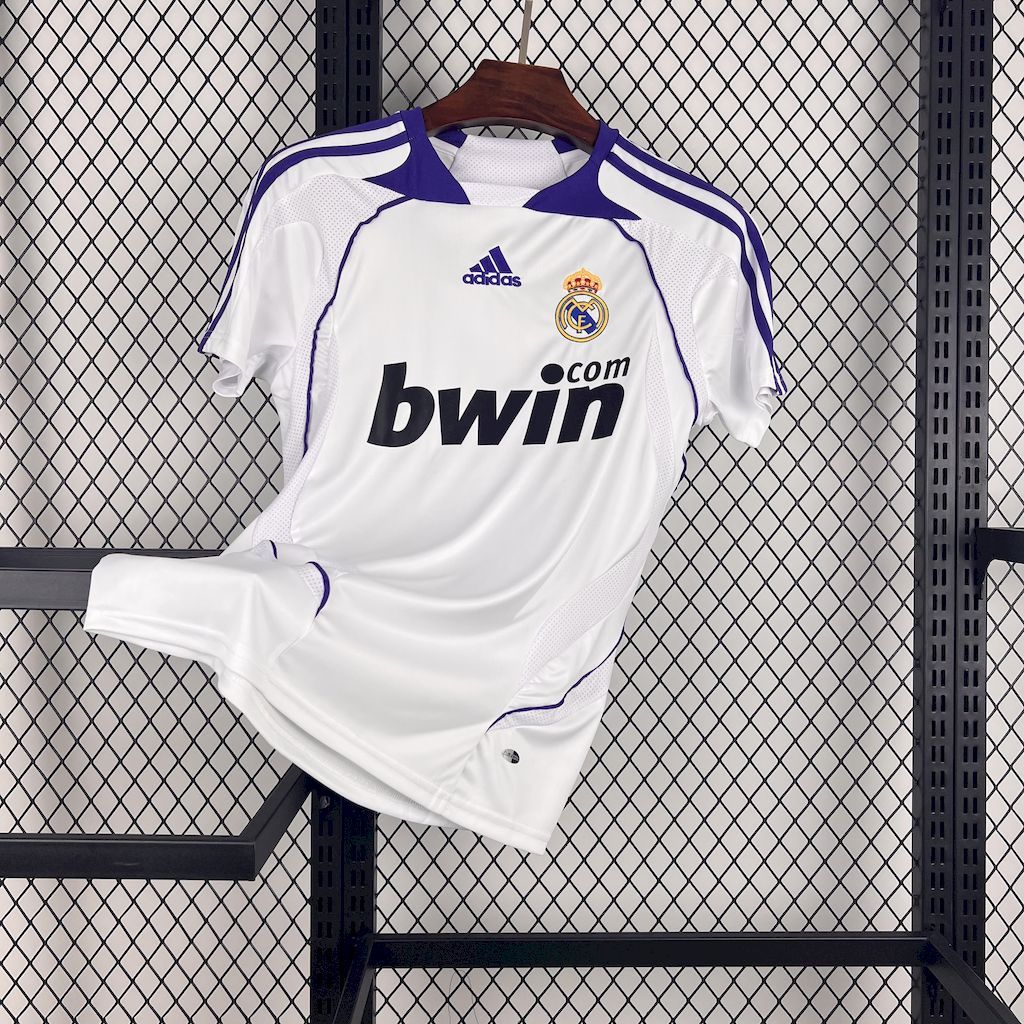 Real Madrid 2007-08 Home Retro Jersey S-XXL