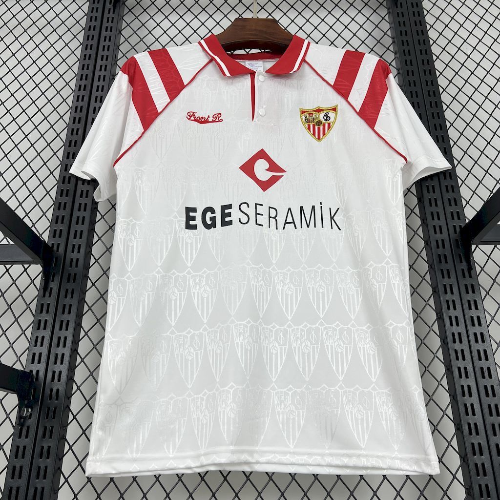 Sevilla FC 1992-93 Home Retro Jersey S-XXL