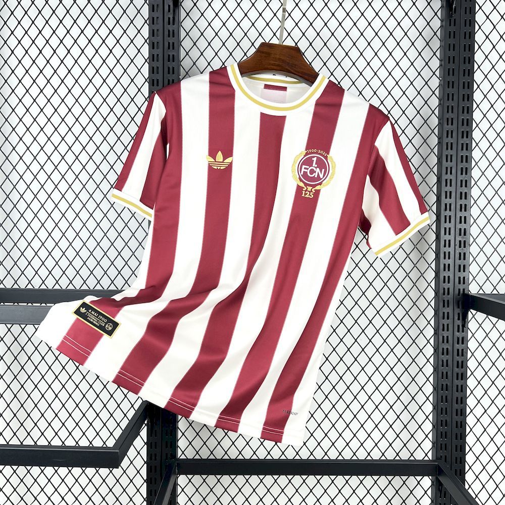 1. FC Nurnberg 2025-26 125th Anniversary Football jersey S-XXL