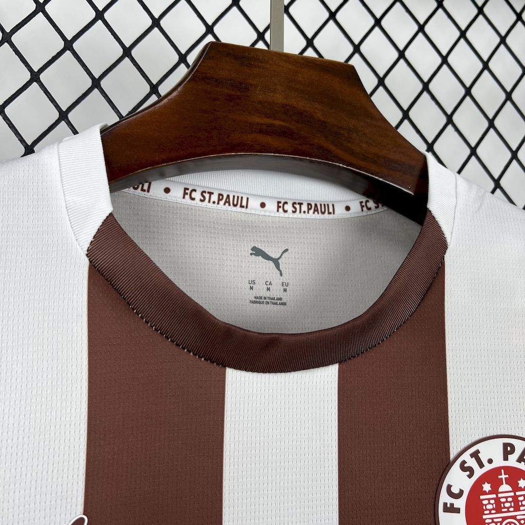 FC St. Pauli 2025-26 Home Football Jersey S-XXL