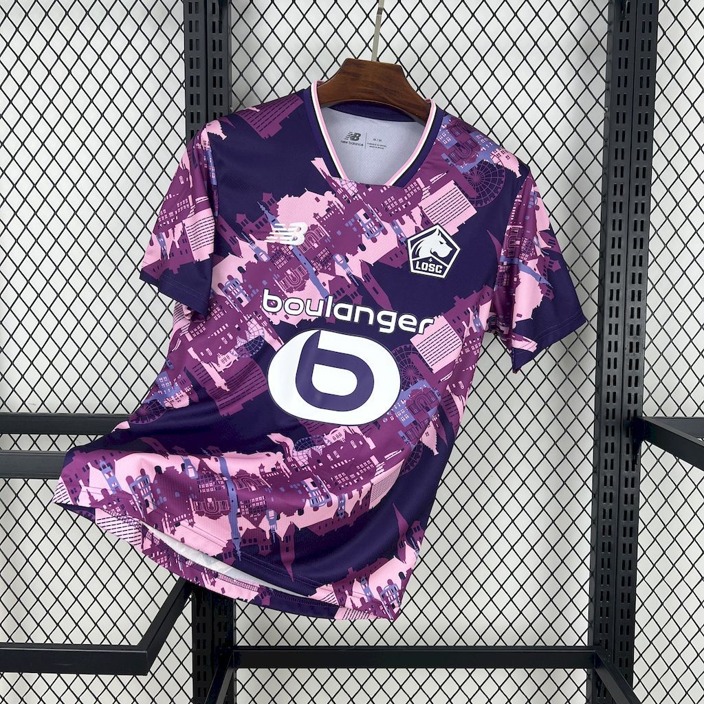 Top 11 Lille OSC 2025-26 Away Football Jersey S-XXL
