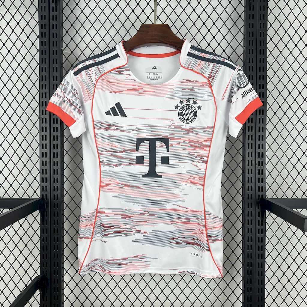 Bayern Munich 2025-26 Away Womens Football Jersey S-XXL