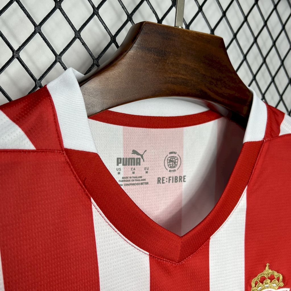 Sporting de Gijon 2024-25 Home Jersey S-XXL S-XXL