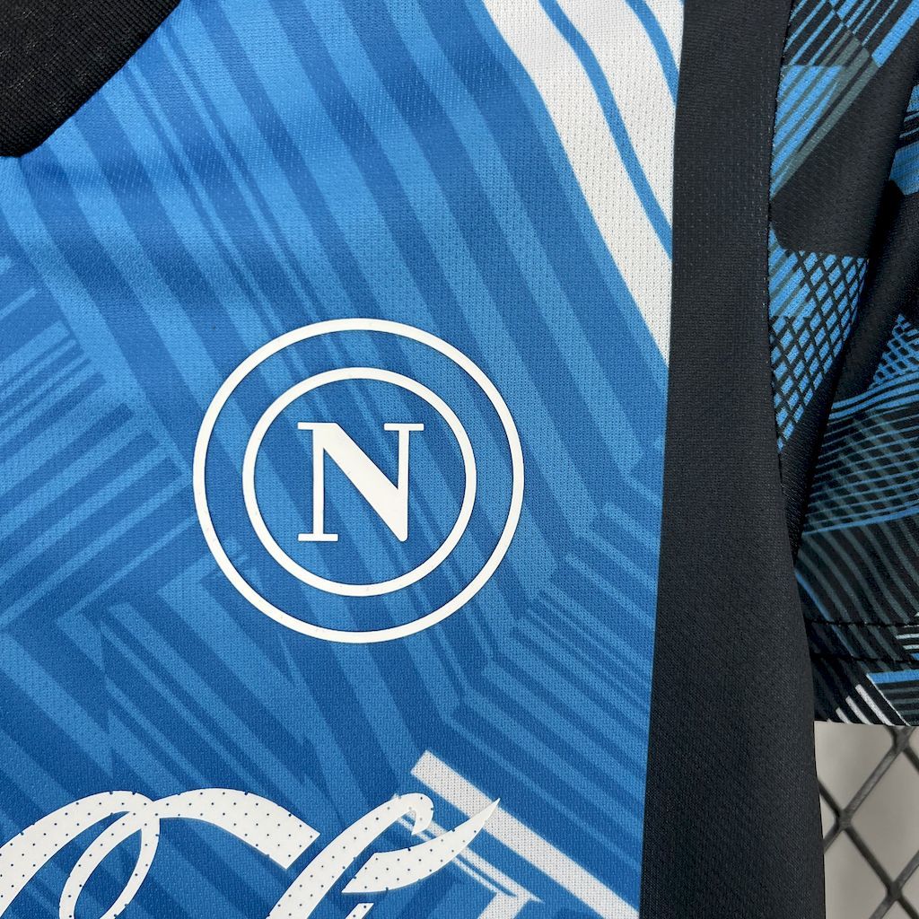 Napoli 2024-25 Coca-Cola Joint edition Kids Kit S-XXL