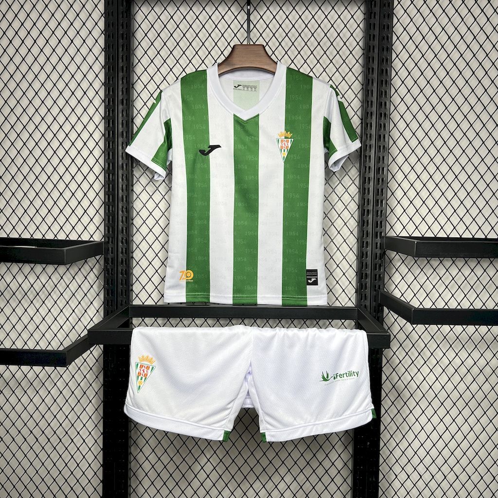 Cordoba CF 2024-25 Home Kids Kit S-XXL