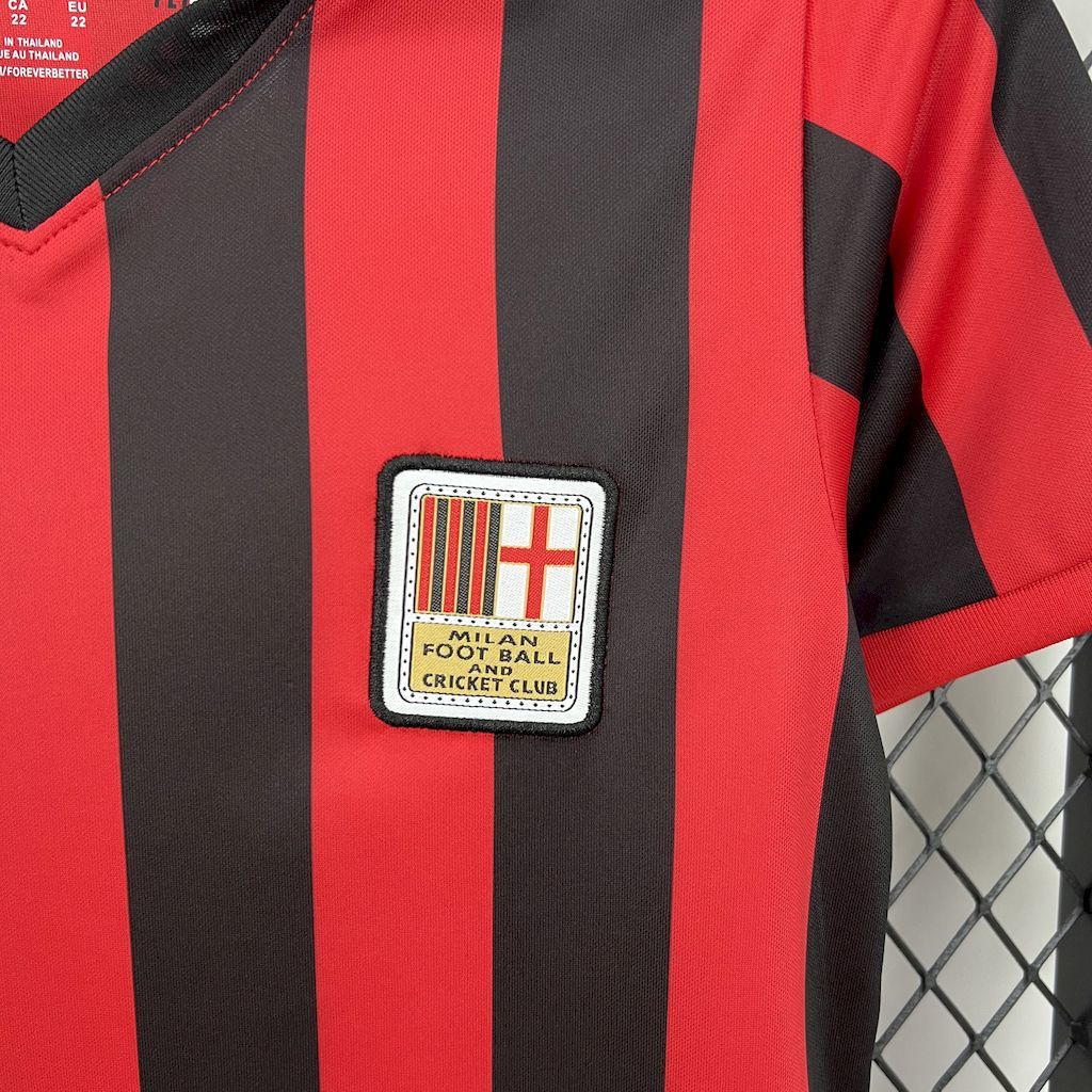 AC Milan 2024-25 125th Anniversary Edition Kids Kit S-XXL