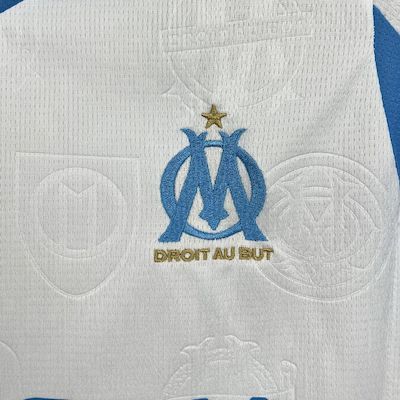 Olympique Marseille 2025-26 Home Kids Kit S-XXL