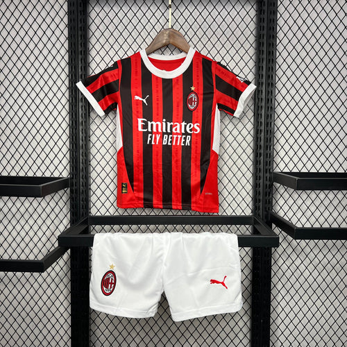 AC Milan 2024-25 Home Kids Kit S-XXL