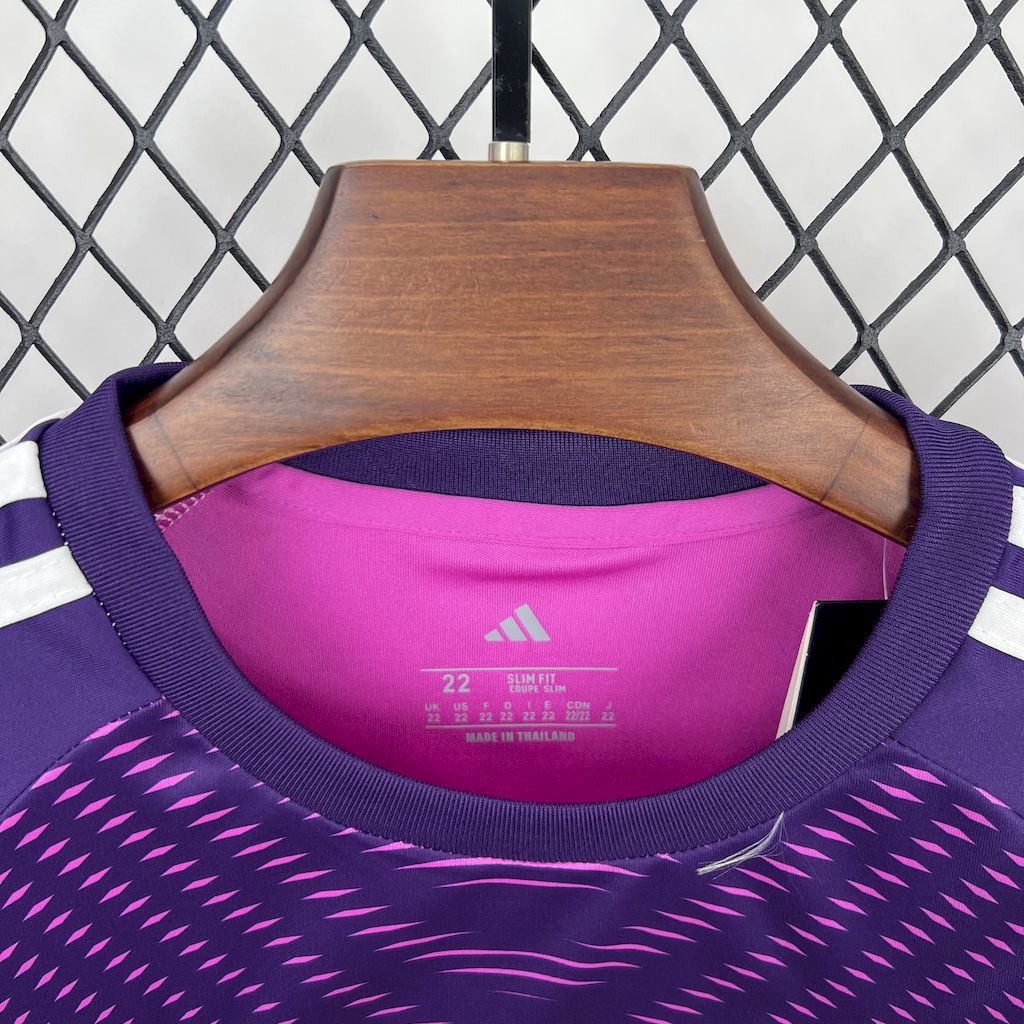 Real Madrid 2025-26 Purple goalkeeper Kids Kit S-XXL