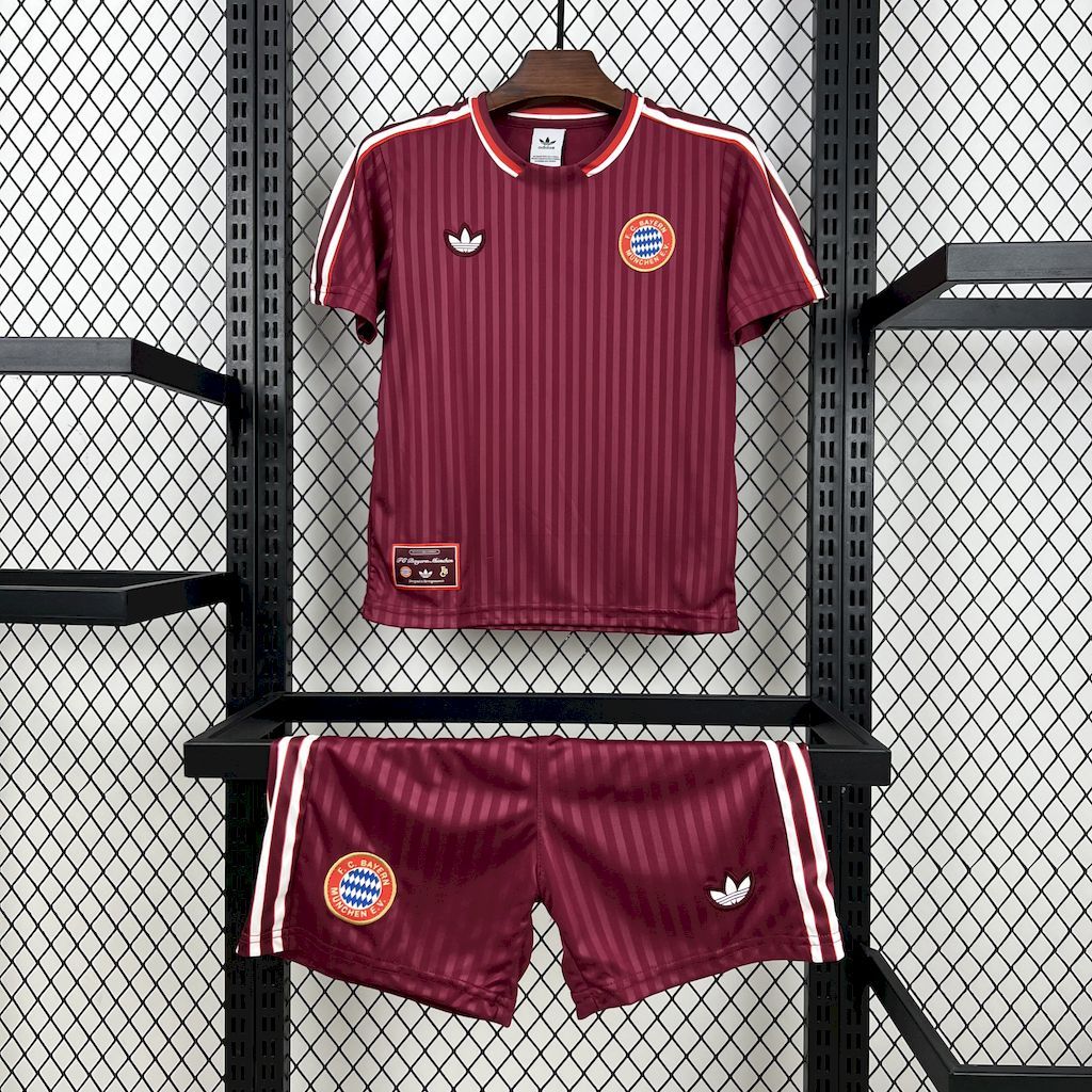 Bayern Munich 2025-26 Terrace Icons Kids Kit S-XXL