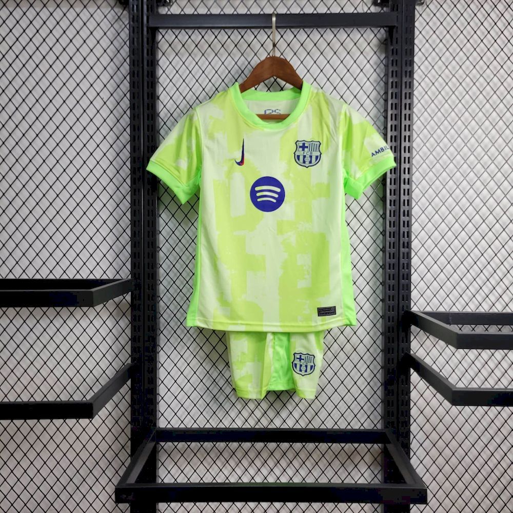 Barcelona Third 2024-25 Kids Kit S-XXL