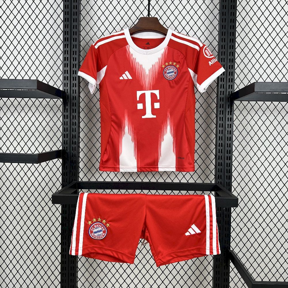 Bayern Munich 2025-26 Home Kids Kit S-XXL