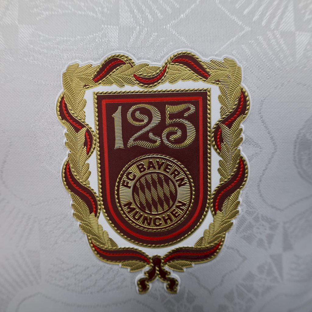 Bayern Munich 2024-25 Anniversary TeeWhite Jersey Player Version S-XXL