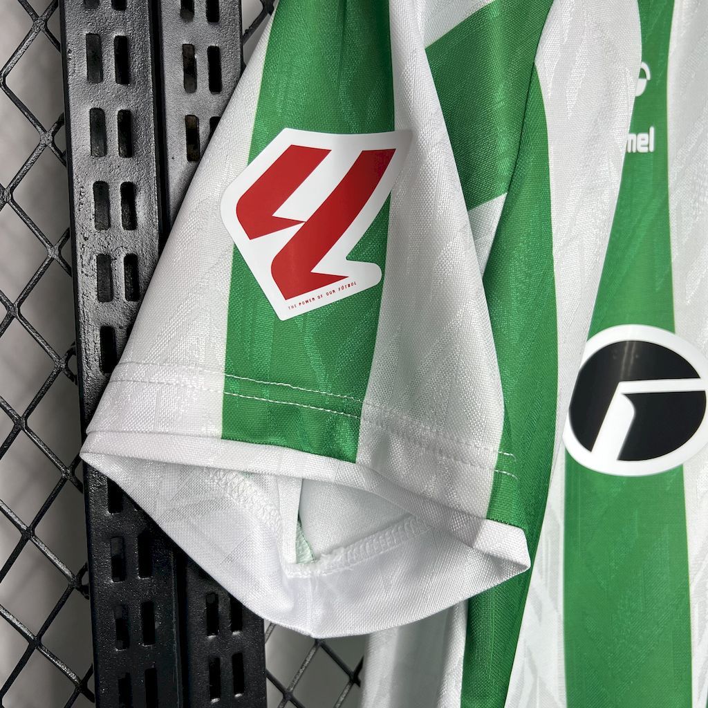 Real Betis 2024-25 With Sponsors+Patch Home Jersey S-XXL