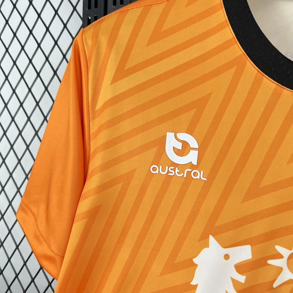 Racing de Santander 2024-25 Orange Goalkeeper Jersey S-XXL