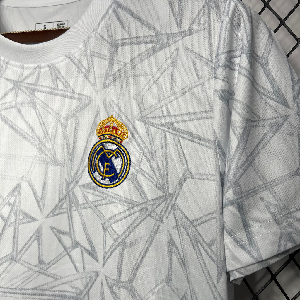 Real Madrid 2024-25 Pre-Match Training Jersey S-XXL