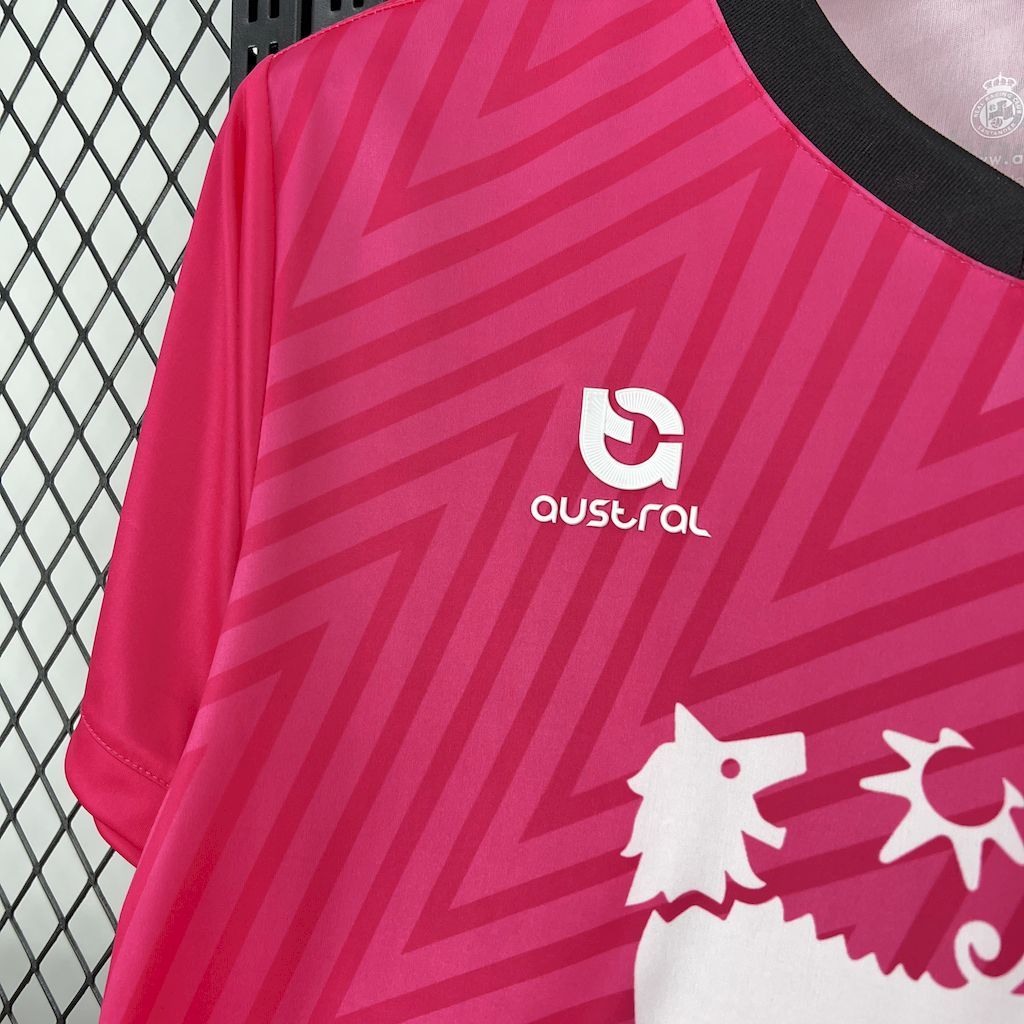 Racing de Santander 2024-25 Pink Goalkeeper Jersey S-XXL