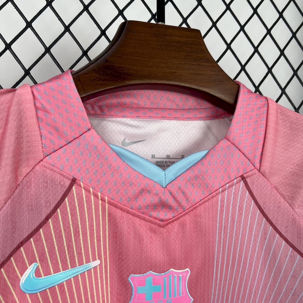 Barcelona 2025-26 pink special edition Kids Kit S-XXL