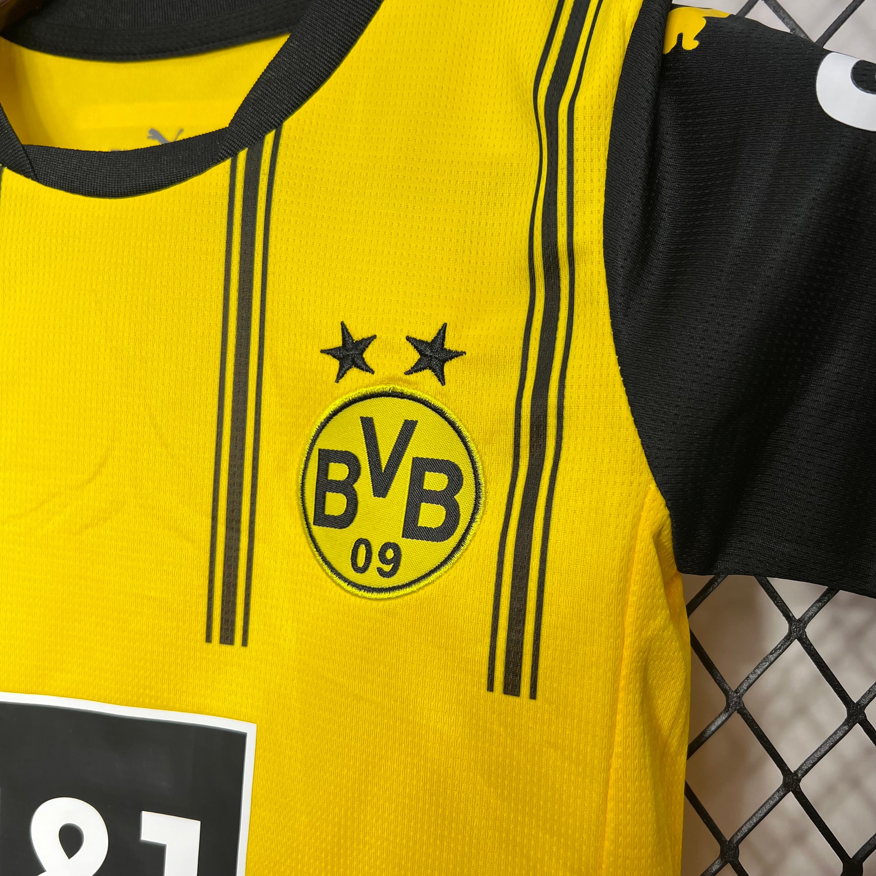 Borussia Dortmund 2024-25 Home Kids Kit S-XXL